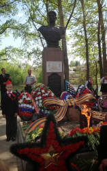 Зажжение Вечного огня в поселке Одоев в 2015 г.